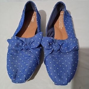 TOMS Women's Polka Dot Slip Ons